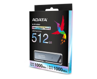 PenDrive ADATA USB 3.1 Type C 512GB 1000MB/s AELI-UE800-512G-CSG